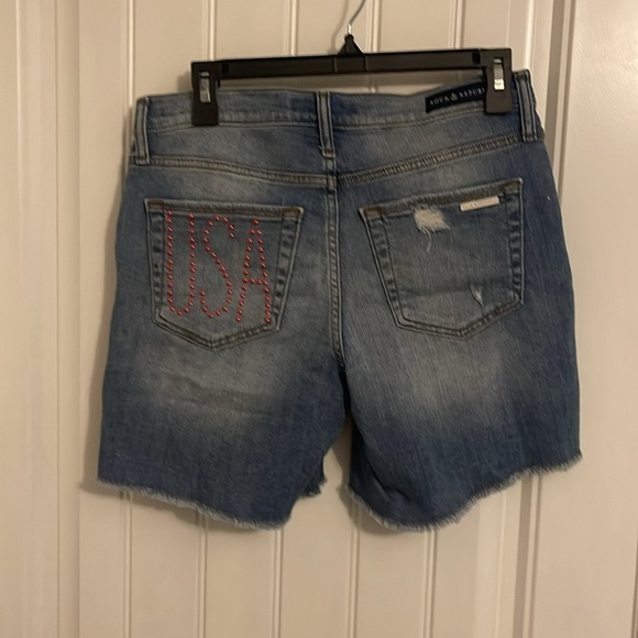 Rock & Republic Bumpershoot USA Memorial Day July 4th‎ Distressed Short women 8 - Picture 9 of 12